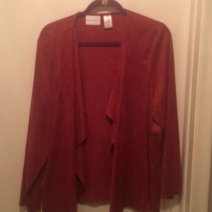 Light weight jacket- More rustic than red in color